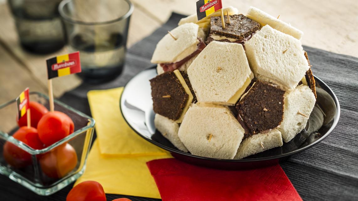 Mini-Sandwichs en ballon de foot